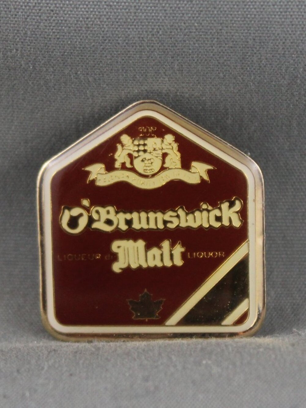 Vintage Beer Pin - O' Brunswick Malt (From Canada)  - Celluloid Pin